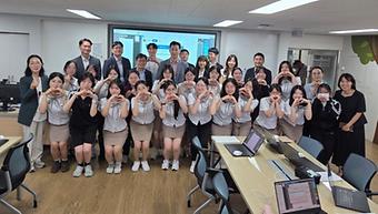 발명특허 고등학교 운영 우수교 방문 이미지